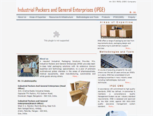 Tablet Screenshot of industrialpackers.net